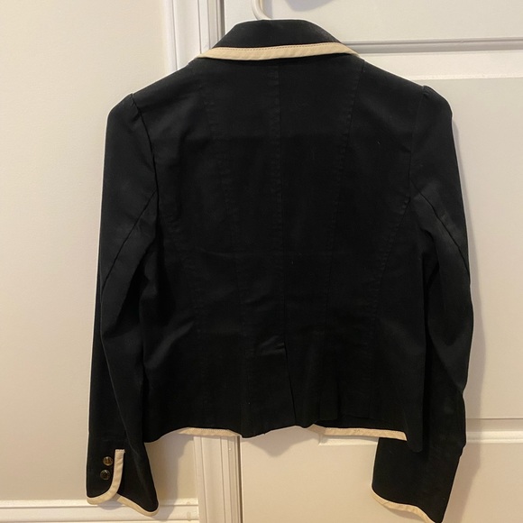 Black Blazer with white piping. - Picture 4 of 7